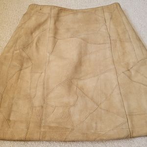 Suede Skirt